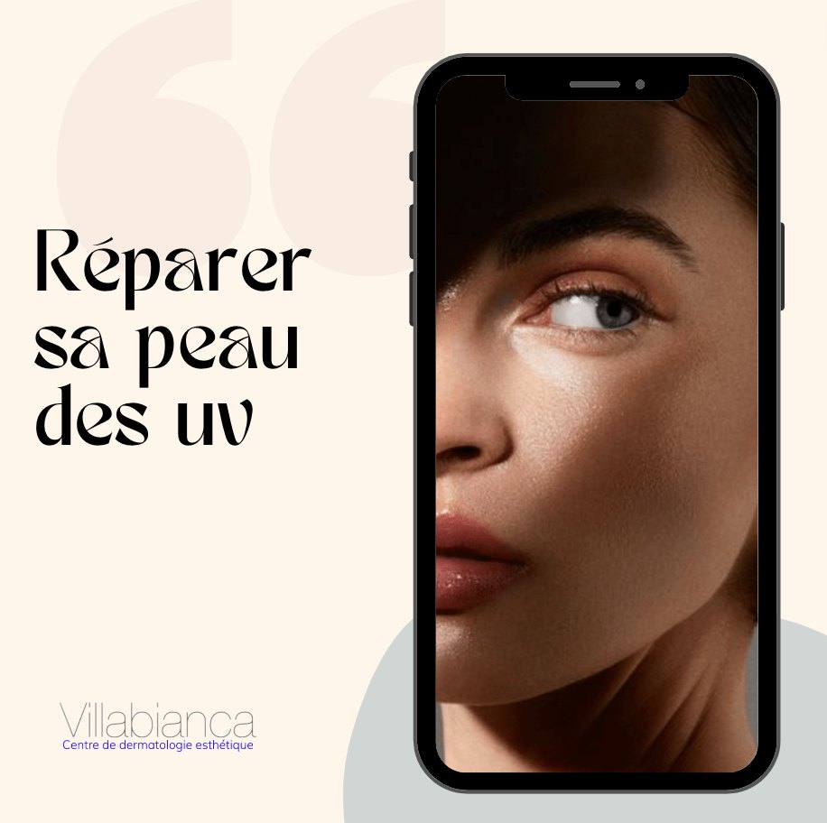 RÉPARER SA PEAU DES UV