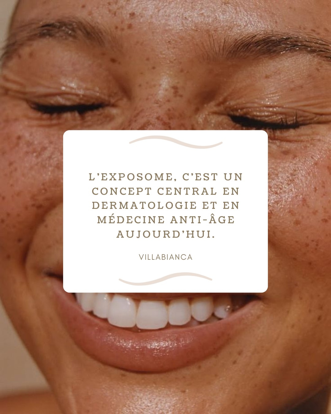 L’exposome, c’est un concept central en dermatologie et en médecine anti-âge aujourd’hui.
