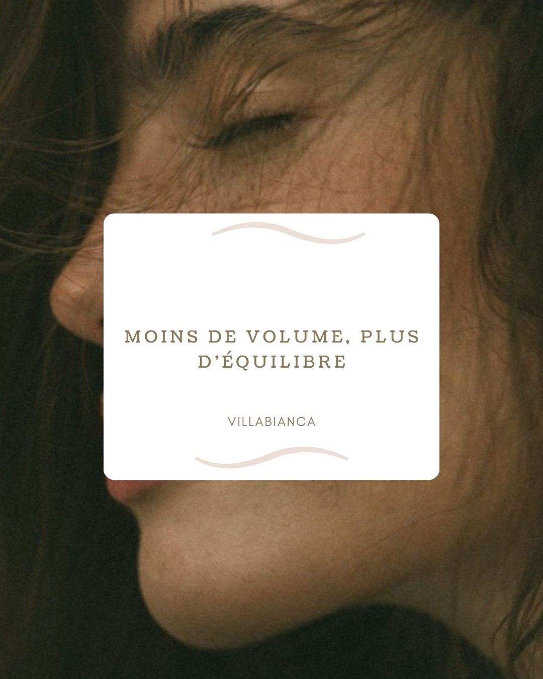Moins de volume, plus d’équilibre